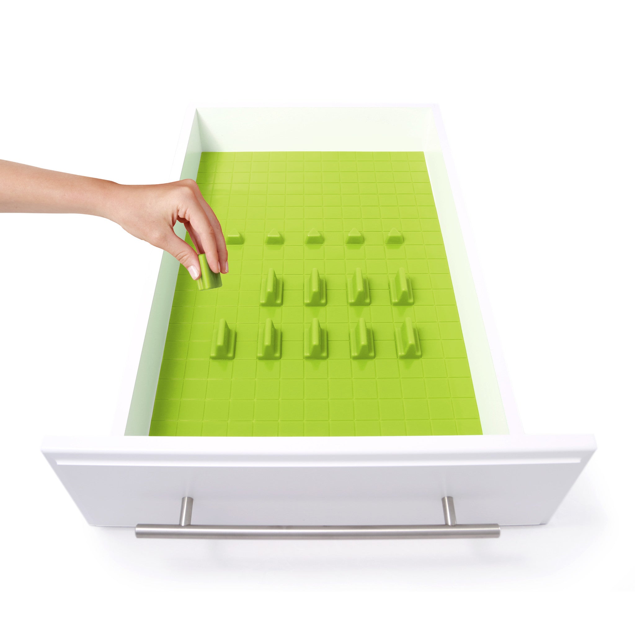 KOLORAE Drawer Organizer With Silicone Liner 9.6 x 3.1
